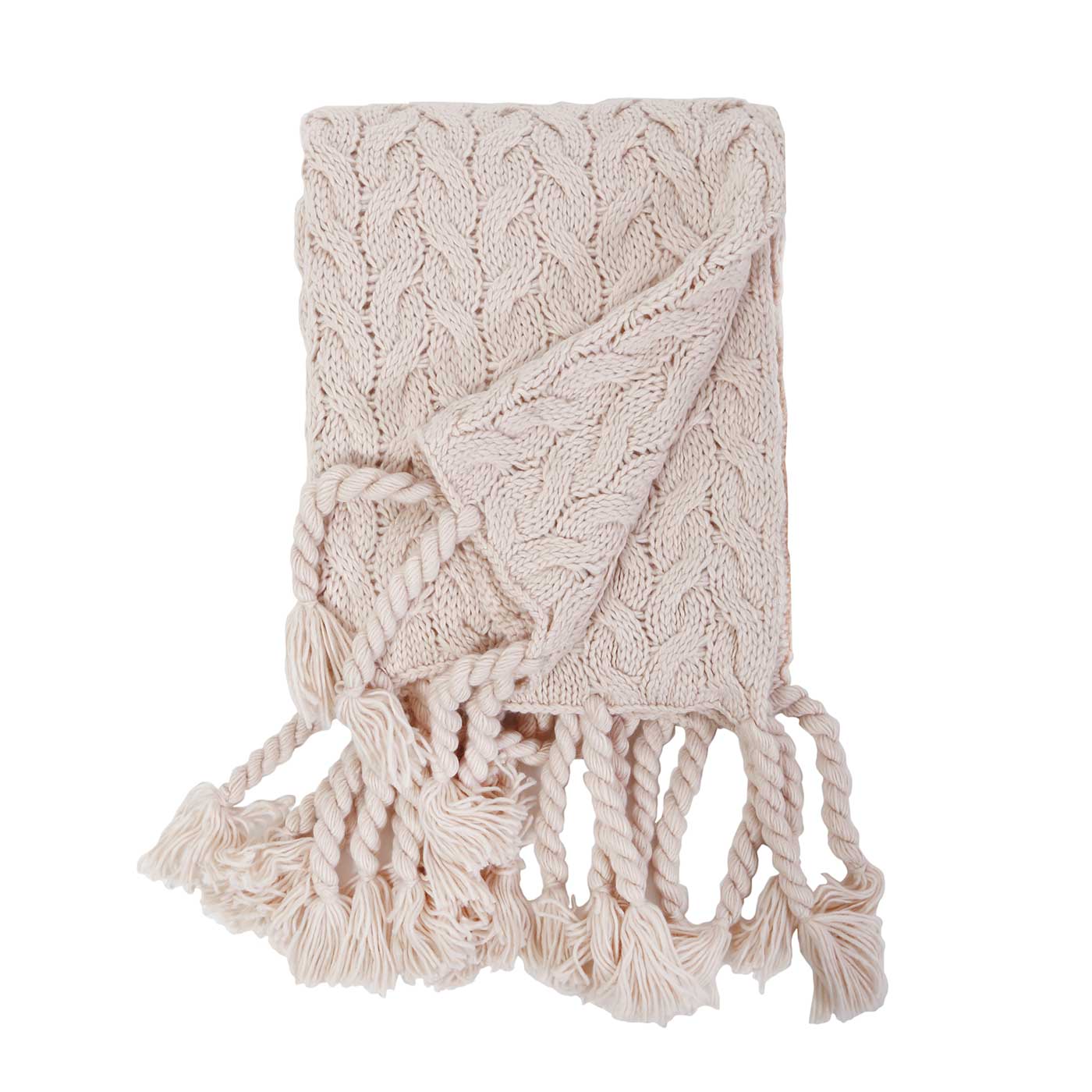 CAPISTRANO THROW - Blush - pom pom at home