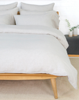 parker linen duvet cover set - flax color - pom pom at home