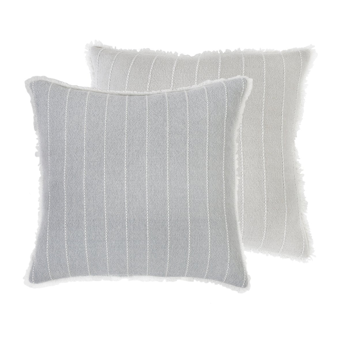 HENLEY HAND WOVEN PILLOW 20" X 20" WITH INSERT - 2 colors-Pom Pom at Home