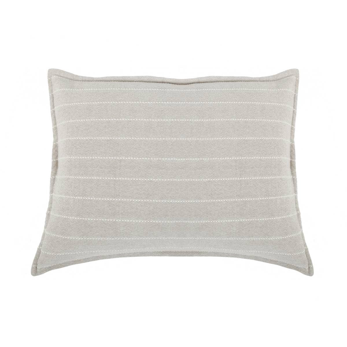 henley - oat color - standard sham - pom pom at home