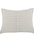 henley - oat color - standard sham back - pom pom at home