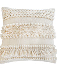 IMAN HAND WOVEN PILLOW 20" x 20" with insert-Pom Pom at Home