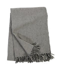 JAMES OVERSIZED THROW - Ivory/Charcoal-Pom Pom at Home