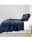 marseille - navy color - coverlet - pom pom at home