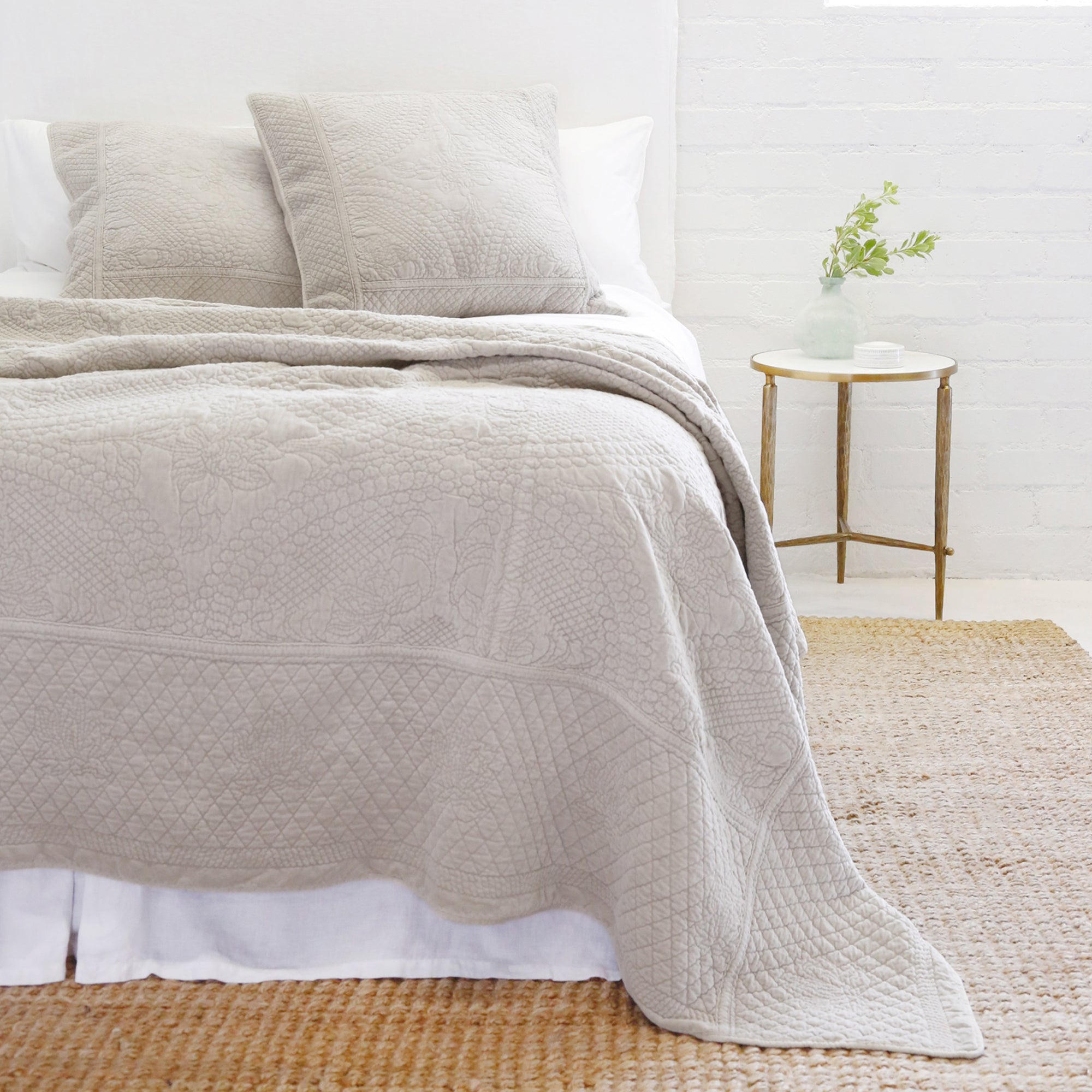 marseille - taupe color - coverlet - pom pom at home