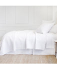 marseille - white color - coverlet - pom pom at home