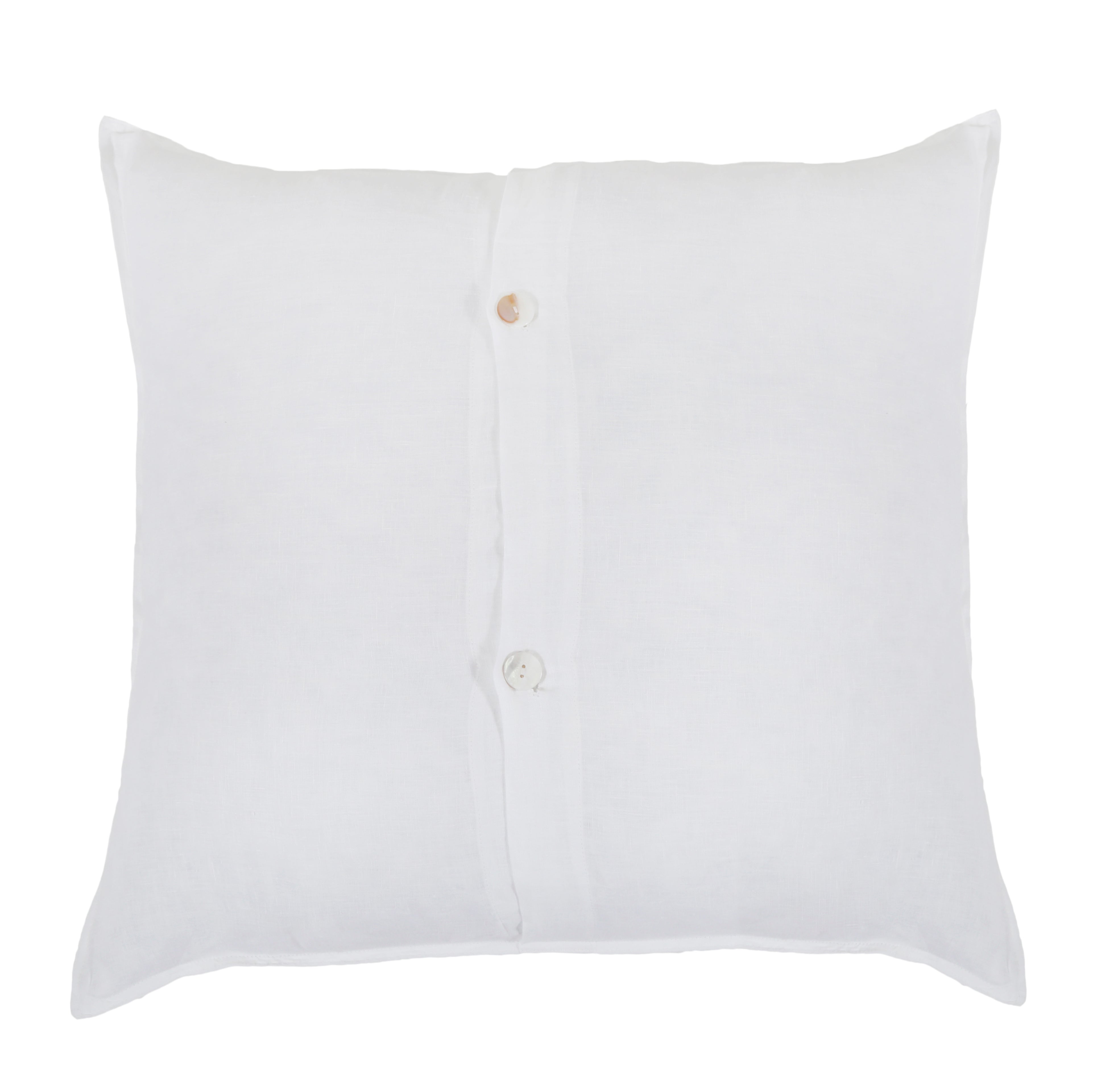 parker euro sham - white color - pom pom at home