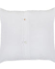 parker euro sham - white color - pom pom at home