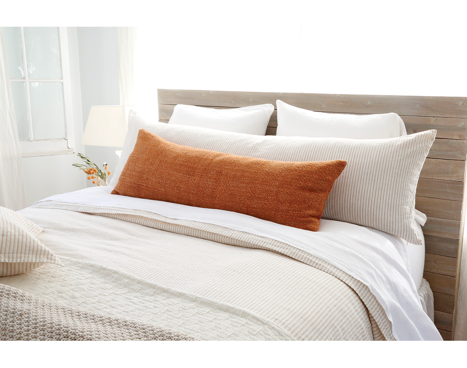 Hendrick 14&quot;X40&quot; Pillow With Insert--Pom Pom at Home