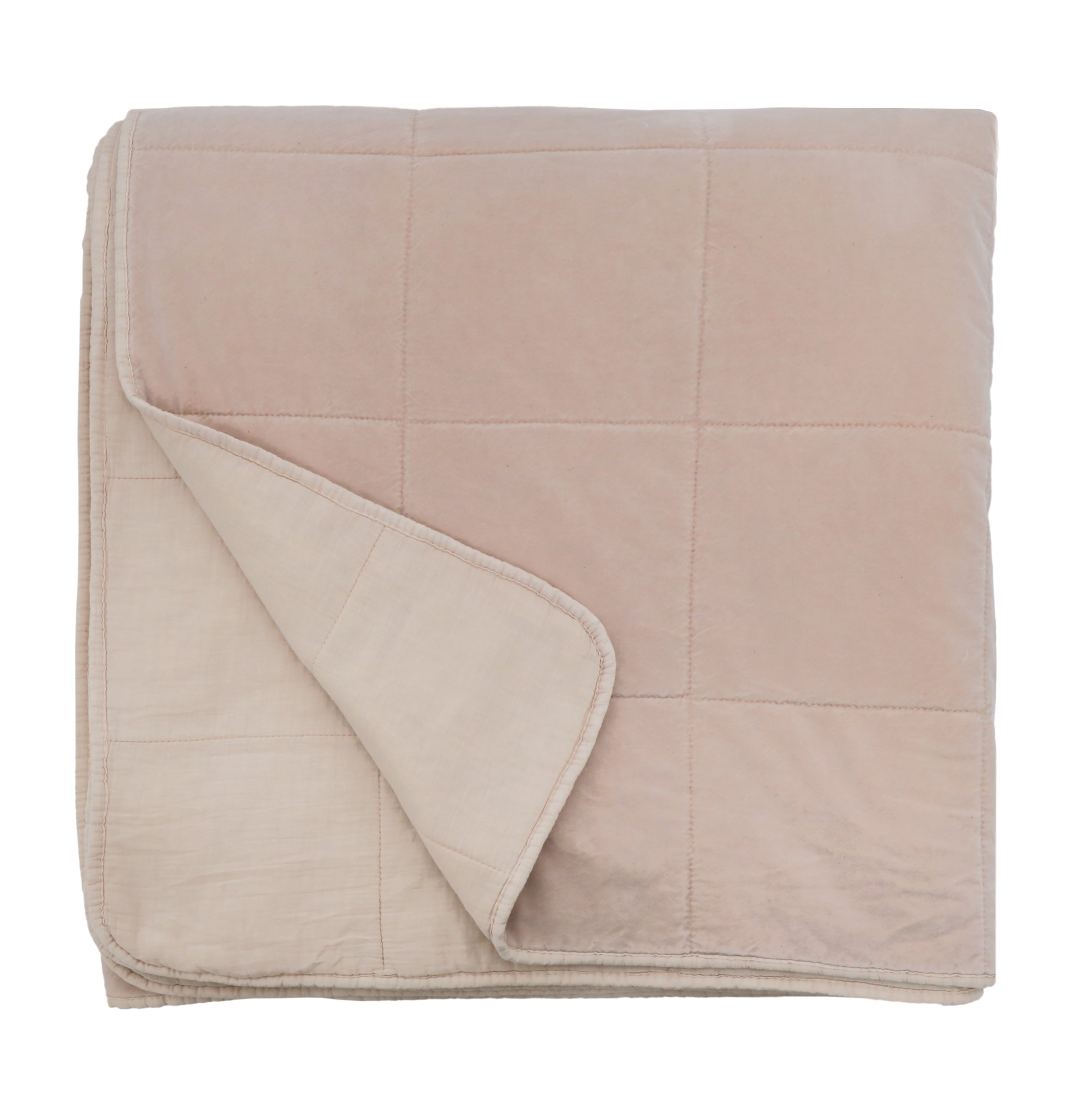 Amsterdam Oversized Throw-70" x 90" (Twin)-Blush-Pom Pom at Home