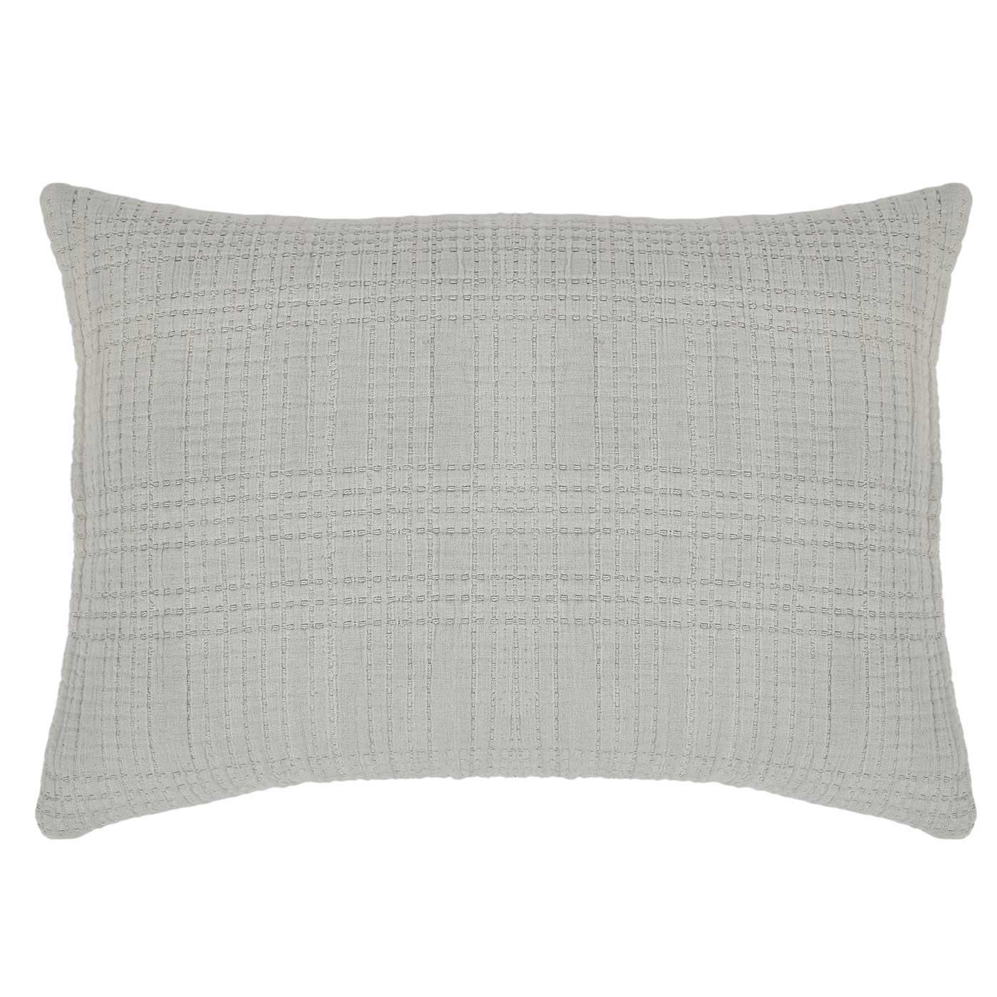 arrowhead - mist color - standard sham - pom pom at home