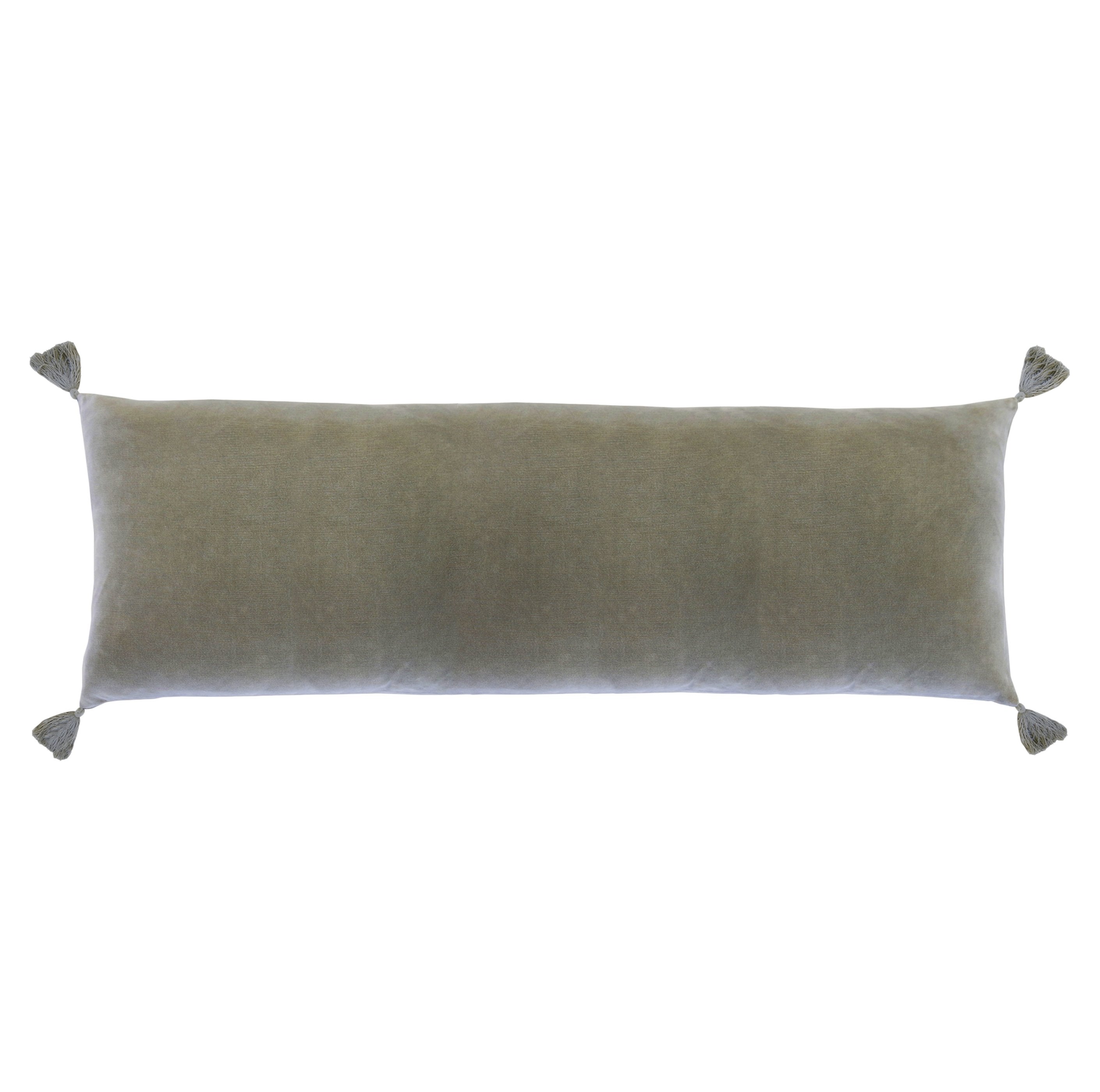 Bianca 14"x40" Pillow with Insert - Sage Color -Pom Pom at Home