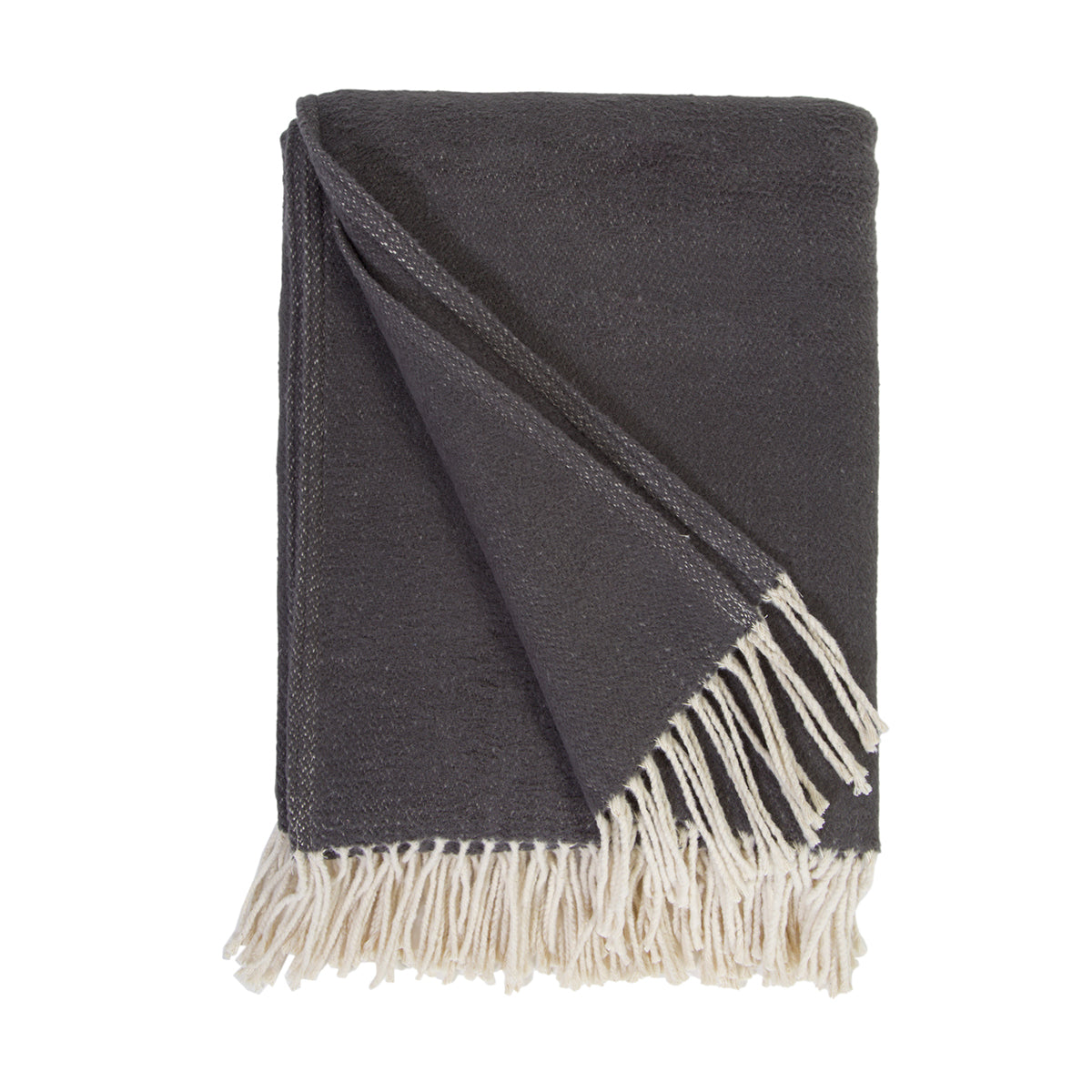 Billie Throw-50&quot; x 70&quot; Throw-Charcoal-Pom Pom at Home