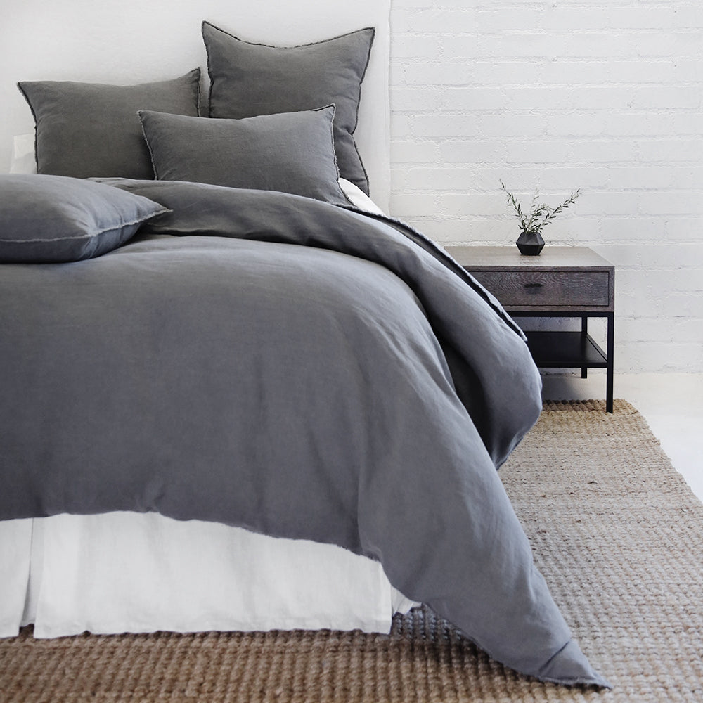 blair - midnight color - duvet set - pom pom at home