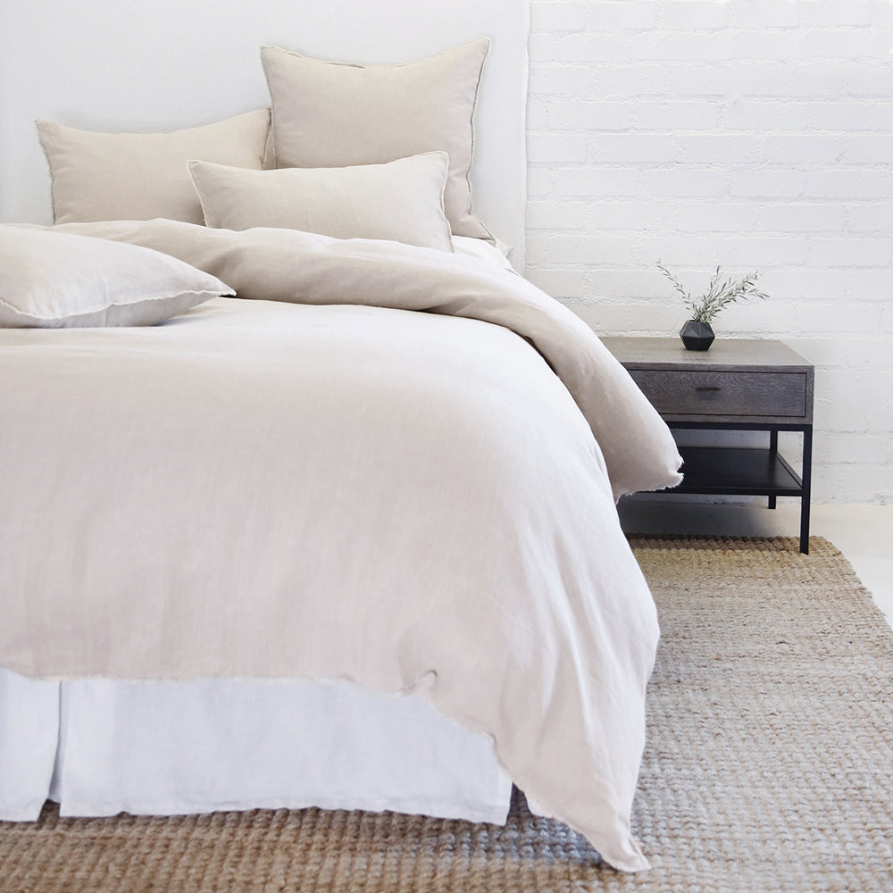 blair - taupe color - duvet set - pom pom at home