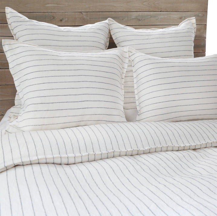 blake - cream/grey color - duvet set - pom pom at home