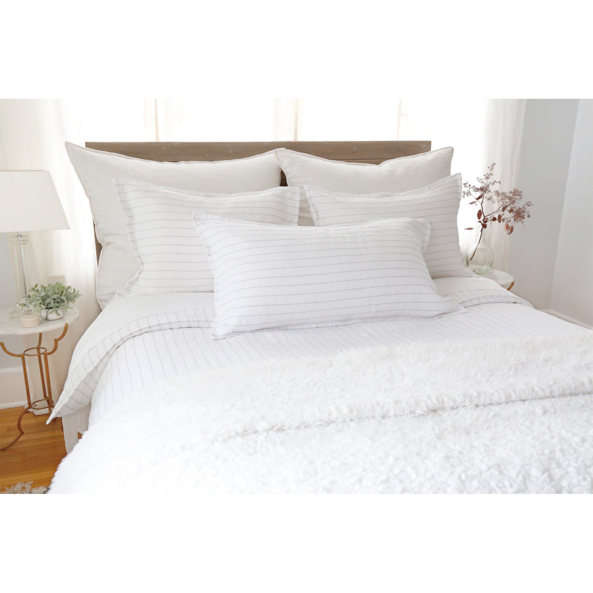 blake - white/ocean color - duvet set - pom pom at home