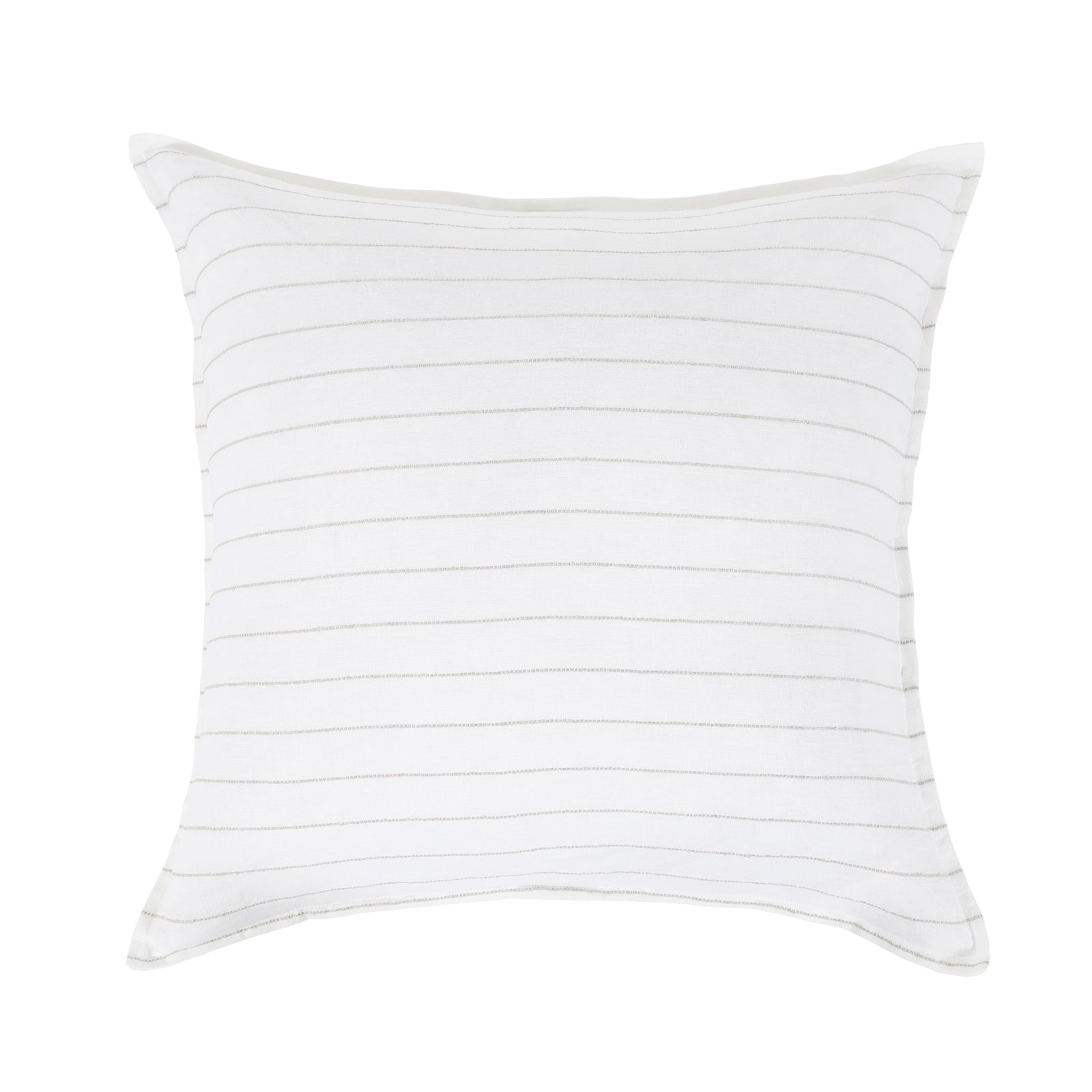 Blake Duvet Cover-26x26 Euro Sham-White/Ocean-Pom Pom at Home
