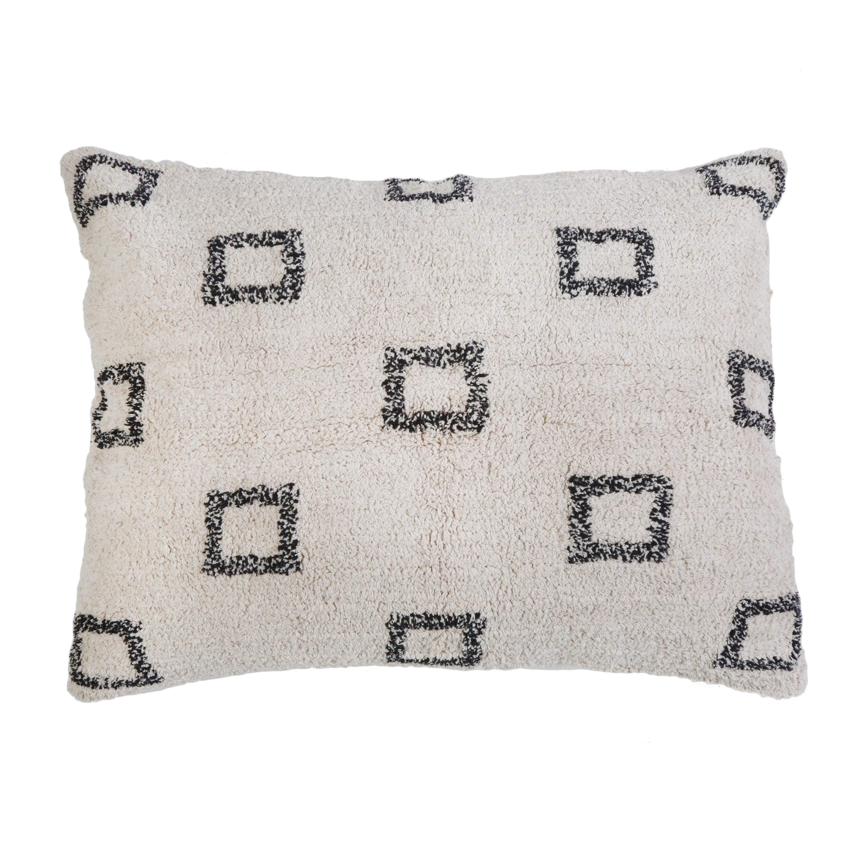 Bowie Hand Woven Big Pillow With Insert Pom At Home