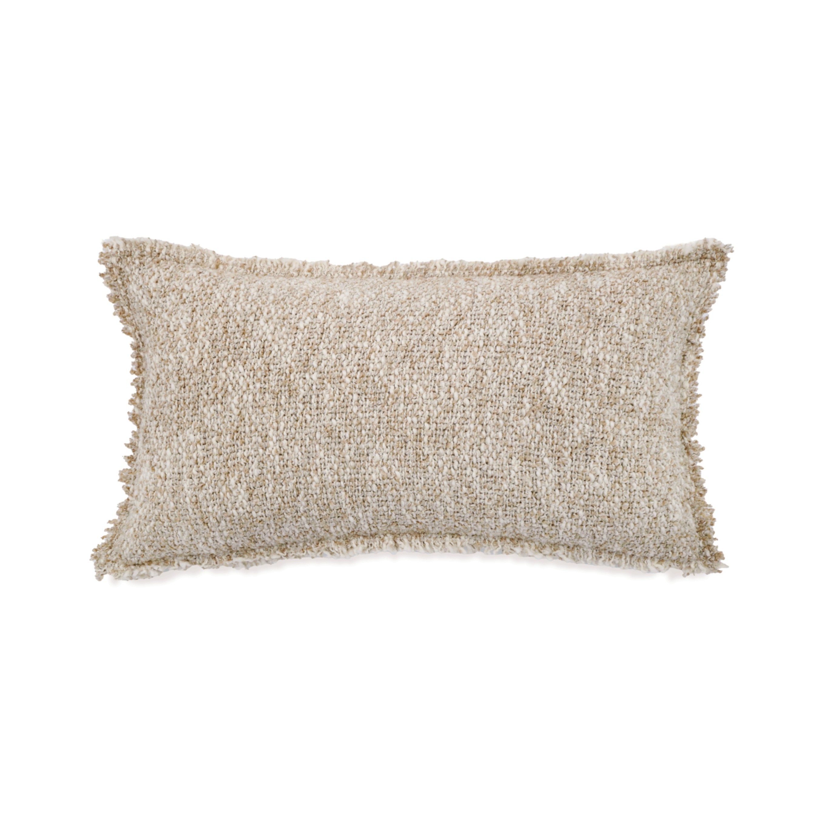 Brentwood 14" X 24" Pillow With Insert-14x24 Pillow With Insert-Natural-Pom Pom at Home