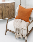 CAPISTRANO THROW - Taupe - pom pom at home