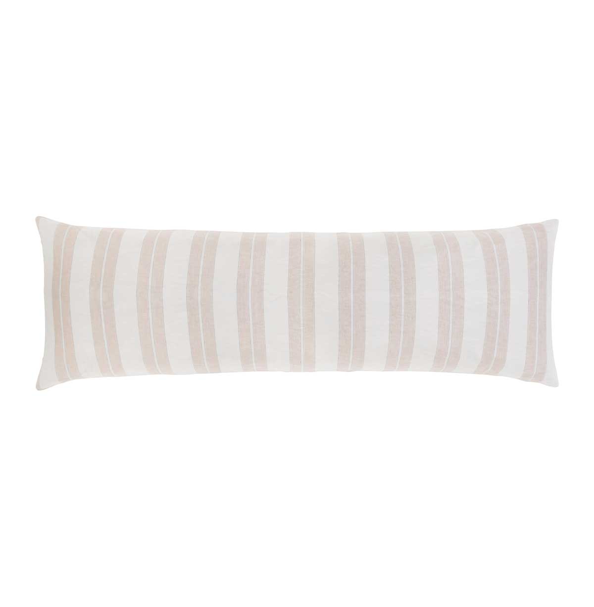 carter - ivory/amber color - body pillow - pom pom at home