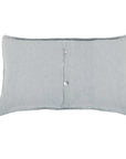 carter - ivory/denim color - standard sham back - pom pom at home