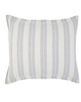 carter - ivory/denim color - euro sham - pom pom at home