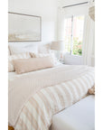 carter - ivory/amber color - duvet set - pom pom at home