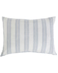 carter - ivory/denim color - big pillow - pom pom at home