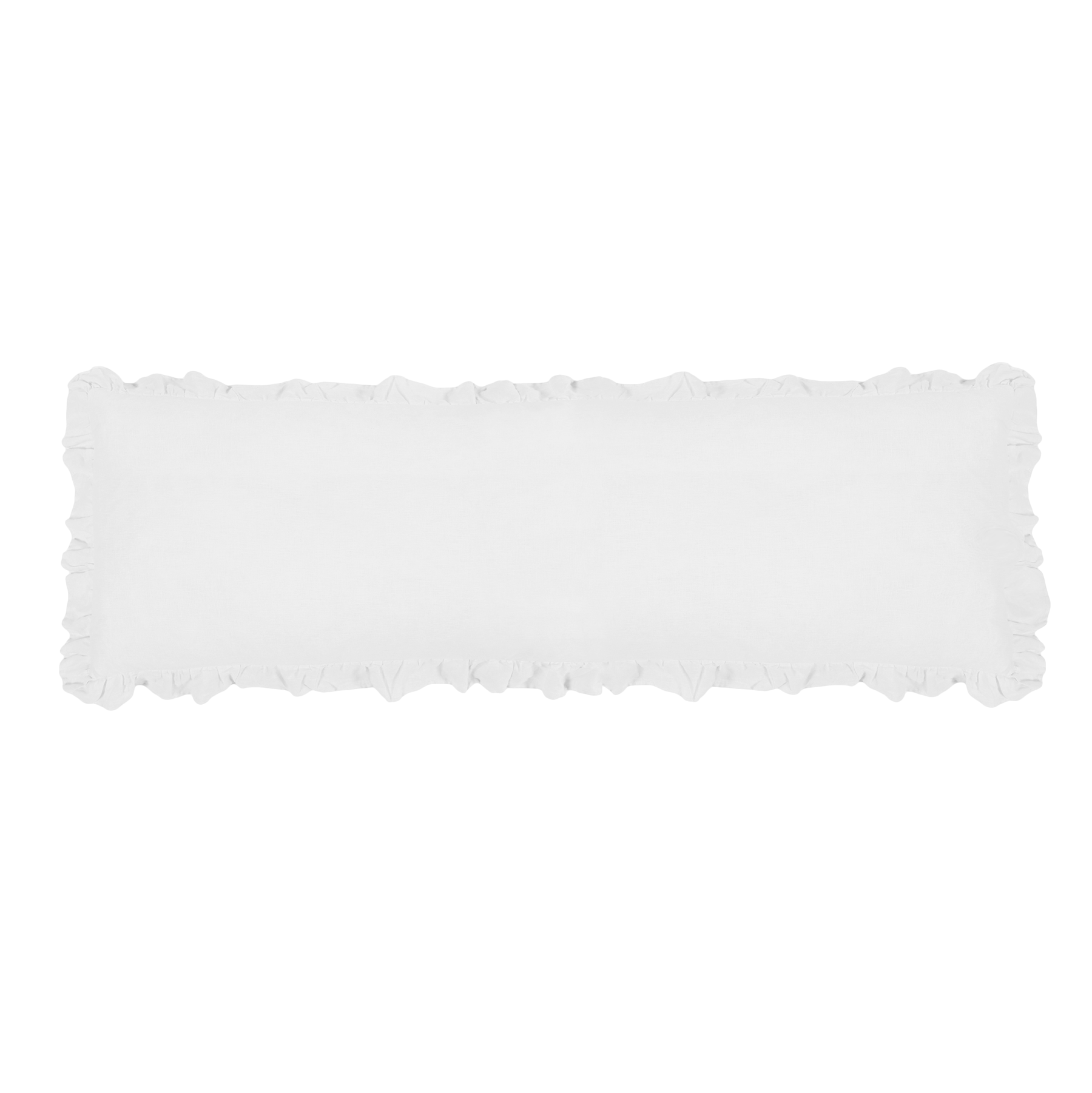 Charlie Duvet Cover-18x60 Body Pillow With Insert-White-Pom Pom at Home