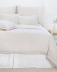 connor - ivory/amber color - duvet set - pom pom at home