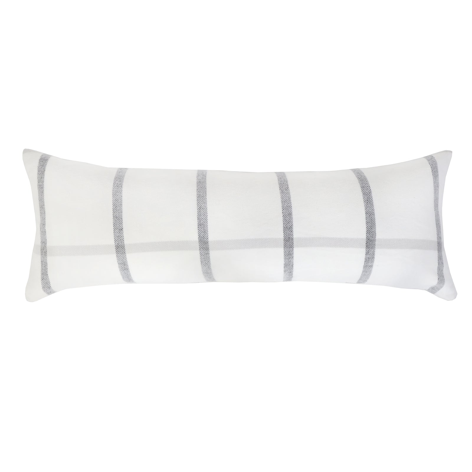 Copenhagen Pillow With Insert-14x40 Pillow With Insert-White/Grey-Pom Pom at Home