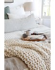 FINN THROW - Antique White -Throw-Pom Pom at Home