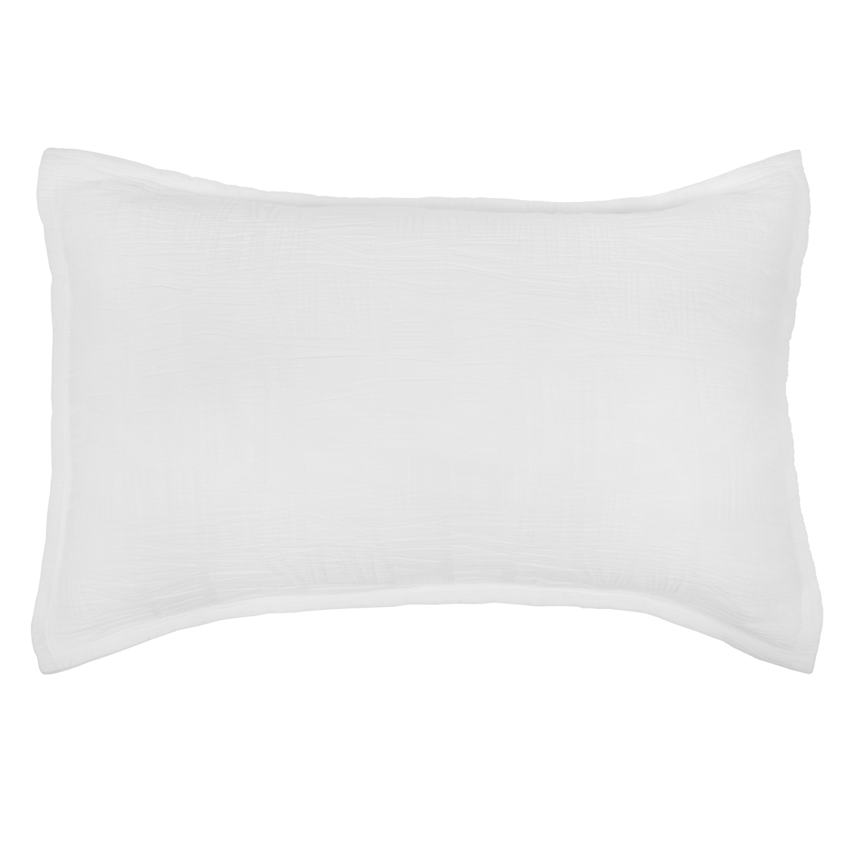 harbour matelasse collection - white color - king sham - pom pom at home