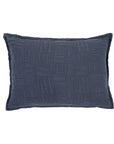 harbour matelasse collection - navy color - standard sham - pom pom at home