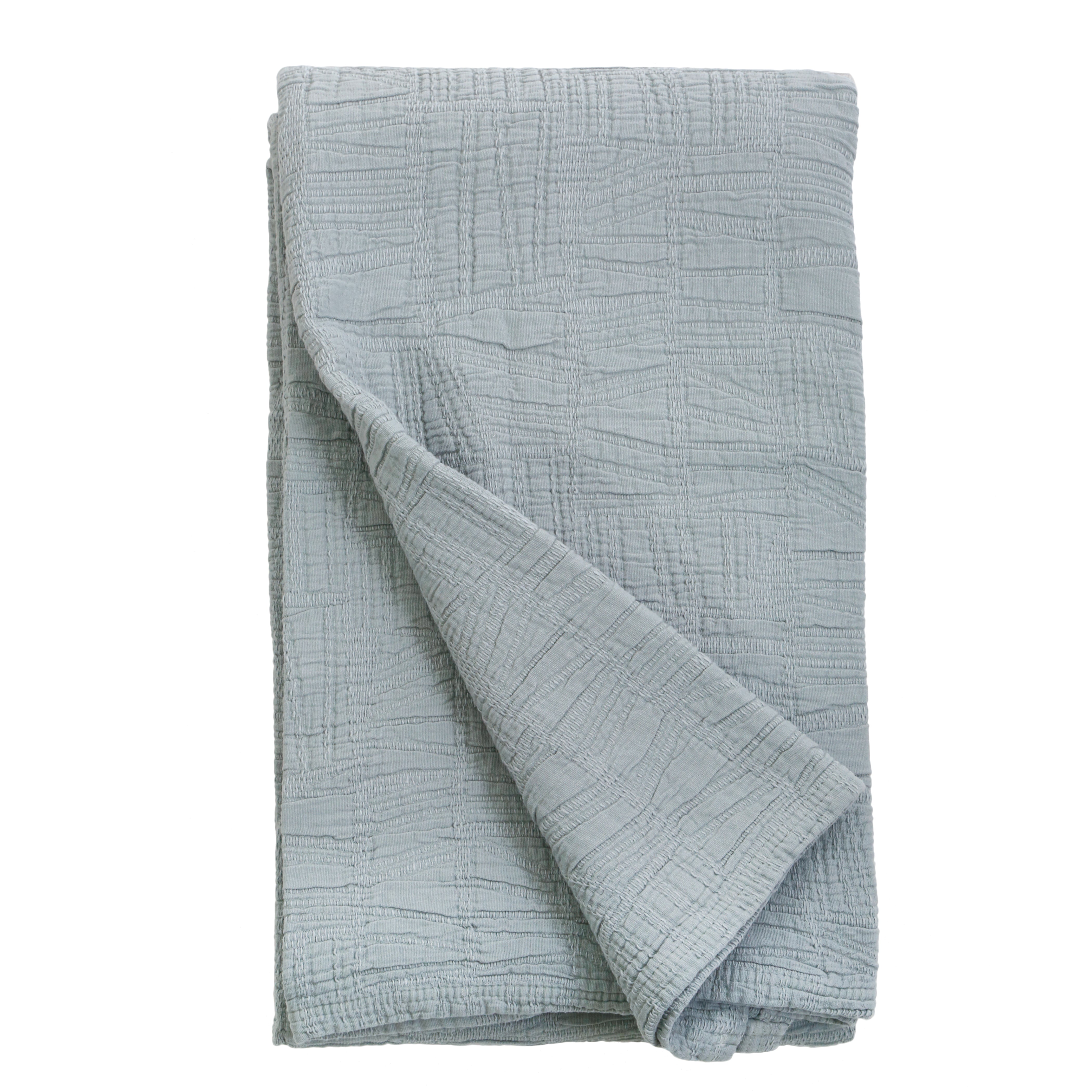 Harbour Oversized Throw-70" x 90" (Twin)-Sea Glass-Pom Pom at Home