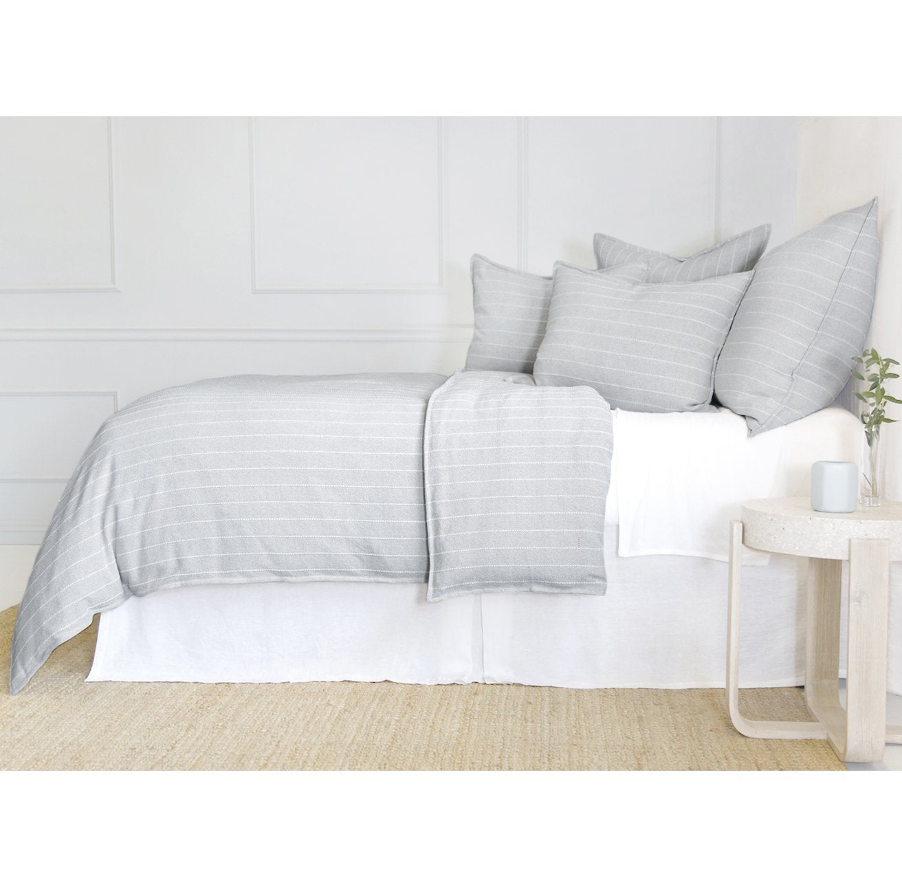 henley - sky color - duvet set - pom pom at home