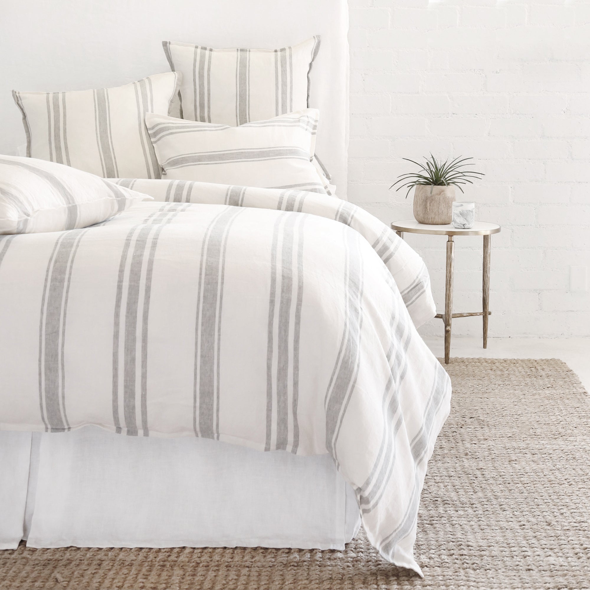 jackson - cream/grey color - duvet set - pom pom at home