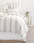 jackson - cream/grey color - duvet set - pom pom at home