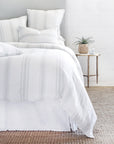 jackson - white/ocean color - duvet set - pom pom at home