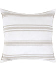 jackson - white/natural color - euro sham - pom pom at home