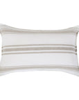 jackson - white/natural color - king pillow - pom pom at home