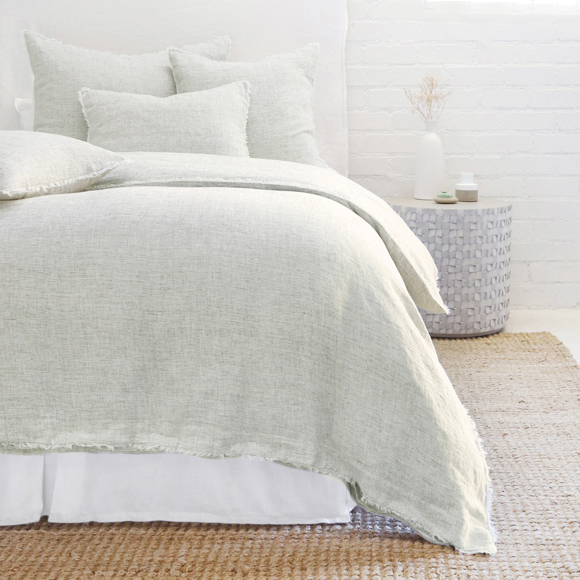 logan - olive color - duvet set - pom pom at home