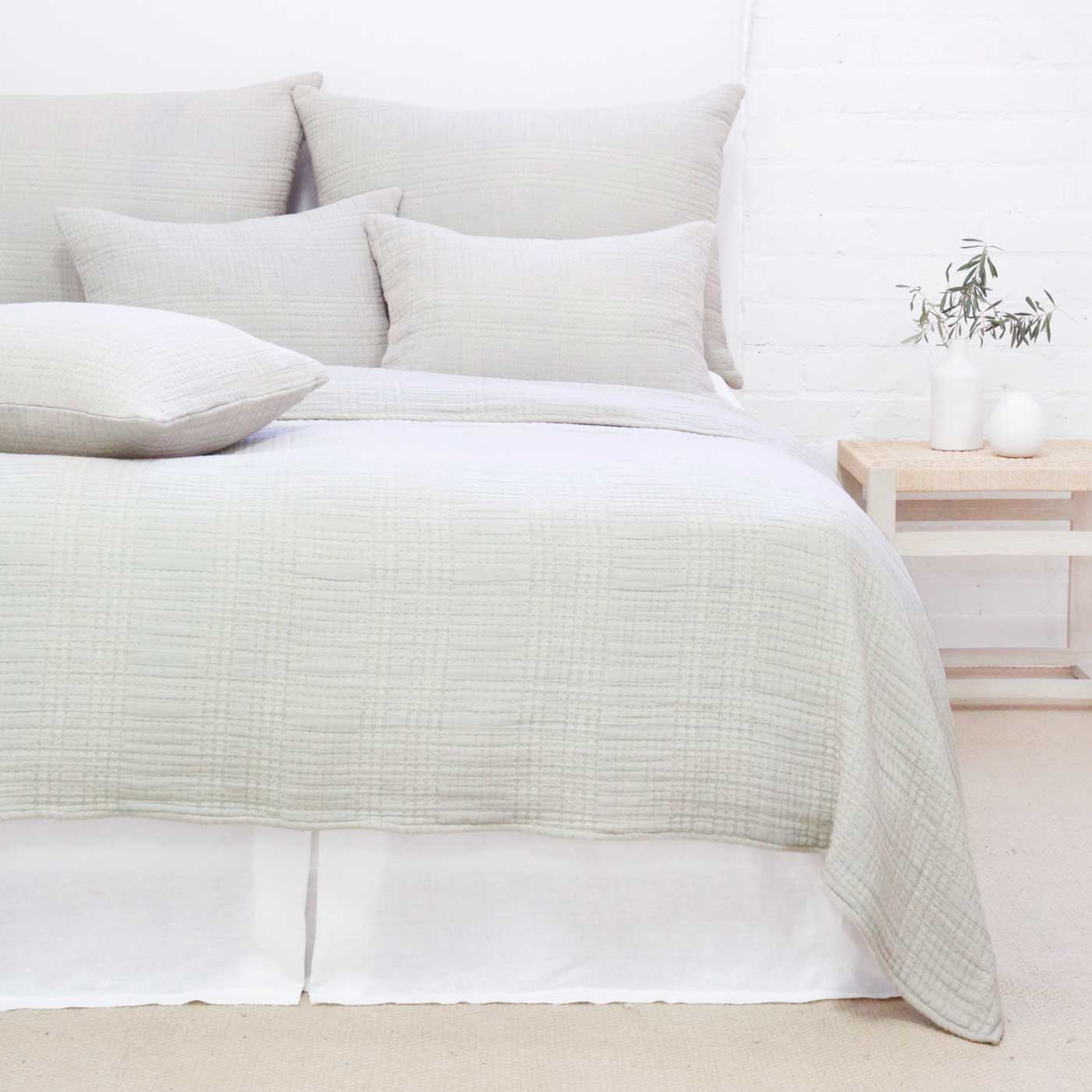Arrowhead Blanket-Twin-Mist-Pom Pom at Home
