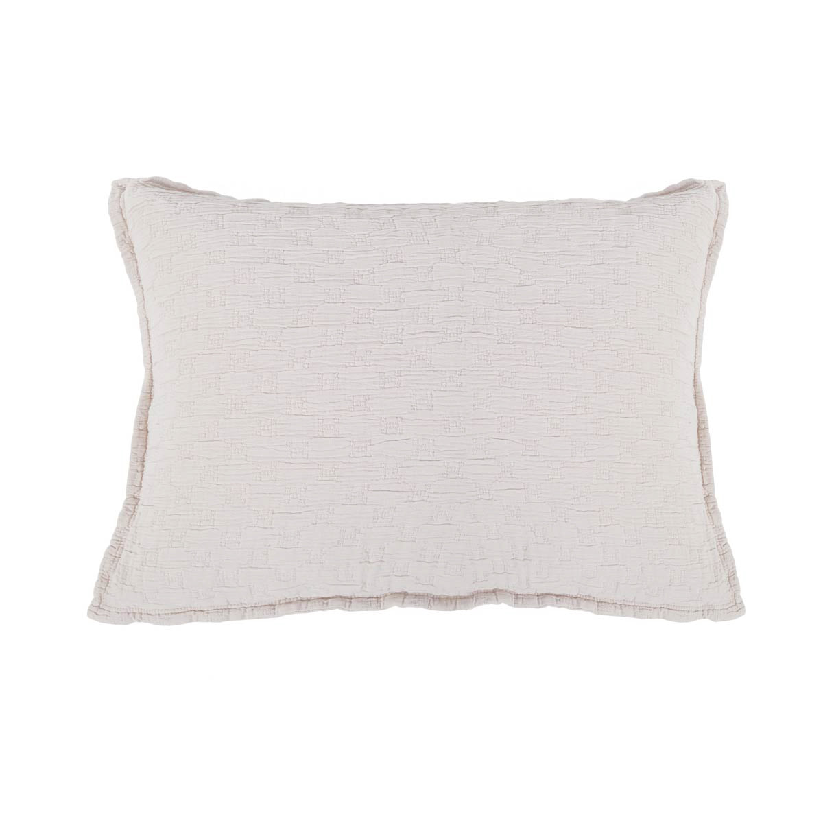 Ojai Matelasse-20x27 Standard Sham-Blush-Pom Pom at Home