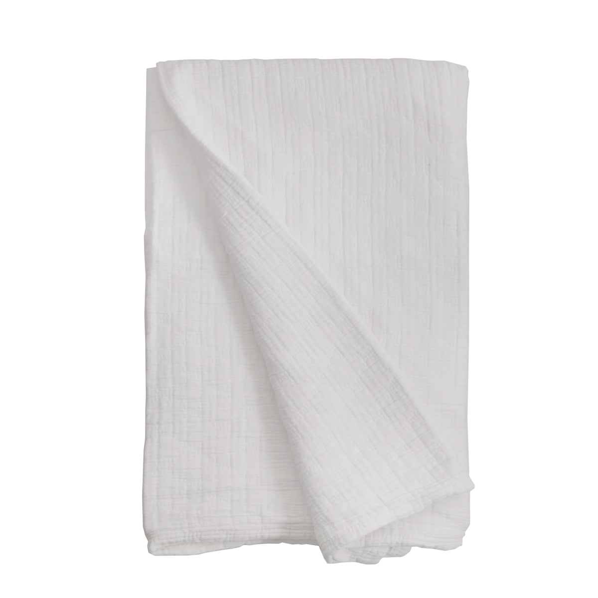 Ojai Oversized Throw-70" x 90" (Twin)-White-Pom Pom at Home