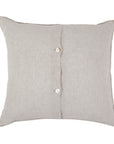 parker euro sham - flax color - pom pom at home