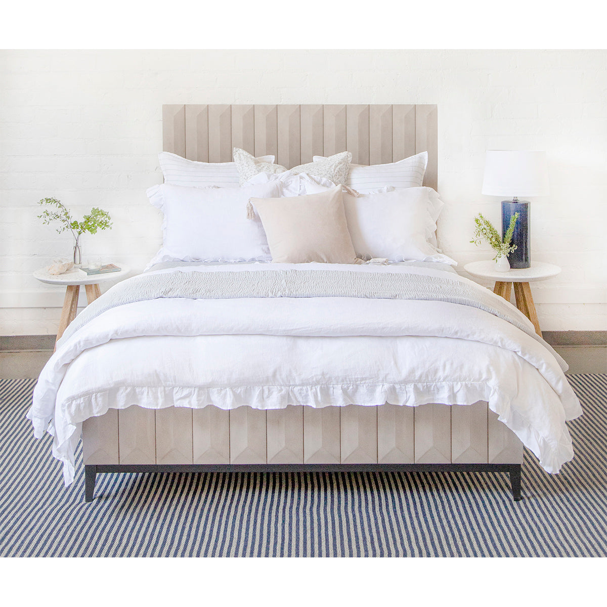 nantucket matelasse collection - coverlet - 3 colors - pom pom at home