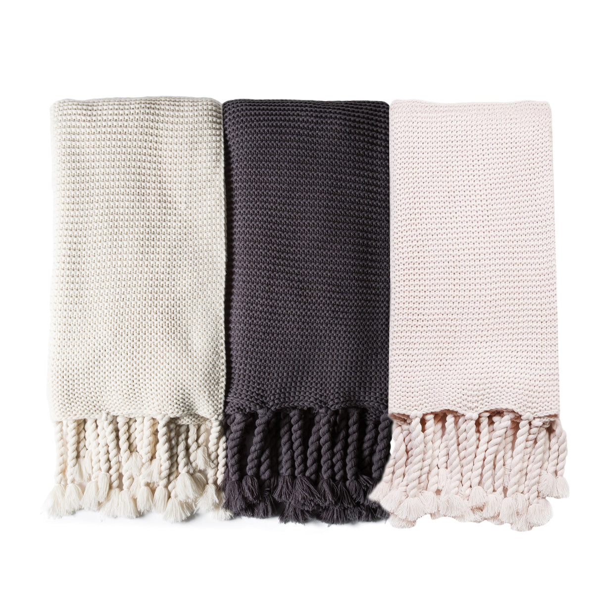 TRESTLES OVERSIZED THROW - 3 colors - pom pom at home